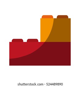 Isolated blocks toy design