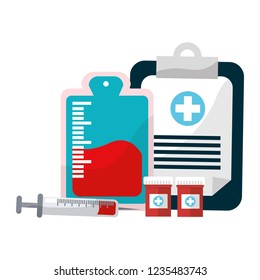 Isolated blood donation design