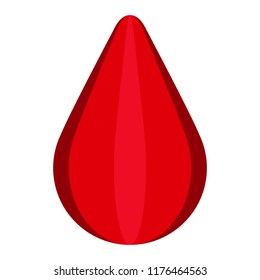 Isolated blood drop icon. Vector illustration design