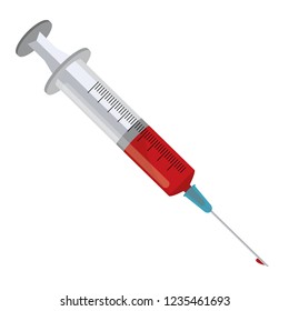 Isolated blood injection design