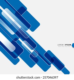 Isolated Blue Design Pattern Background