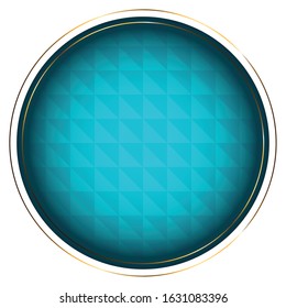 Isolated blue label over a white background - Vector