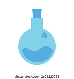 Isolated blue potion magic icon