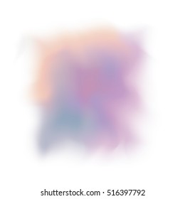 Isolated blurred multicolored figure design