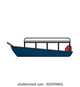 Isolated boat ship design