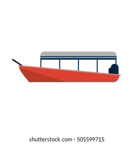 Isolated boat ship design