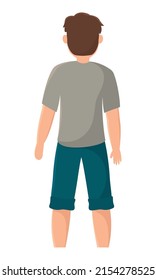 Isolated body father vector illustration
