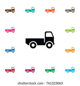 Isolated Bogie Icon. Trucking Vector Element Can Be Used For Trucking, Bogie, Van Design Concept.