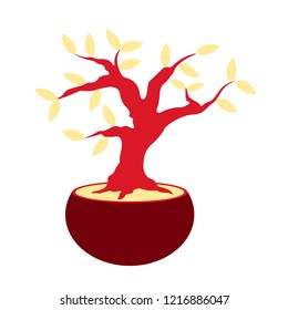 Isolated bonsai icon image. Vector illustration design