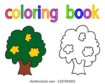  Isolated, Book Coloring Tree