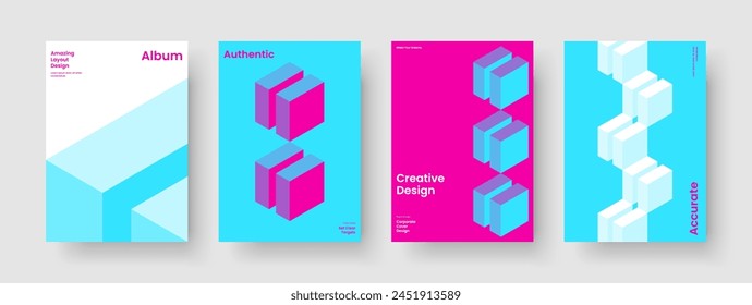 Isolated Book Cover Design. Creative Report Layout. Geometric Business Presentation Template. Poster. Flyer. Background. Brochure. Banner. Notebook. Portfolio. Newsletter. Handbill. Pamphlet