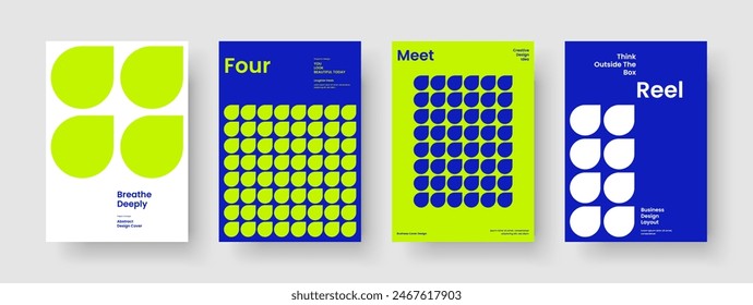 Diseño de portada de libro aislado. Plantilla de presentación empresarial creativa. Diseño de folleto geométrico. Anuncio. Antecedentes. Volante. Informe. Cartel. Boletín informativo. Catálogo. Handbill. Cuaderno. Prospecto