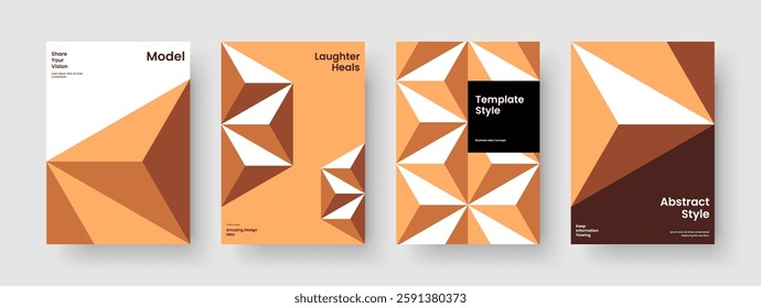 Isolated Book Cover Design. Creative Banner Template. Geometric Background Layout. Flyer. Business Presentation. Brochure. Poster. Report. Catalog. Advertising. Pamphlet. Handbill. Notebook