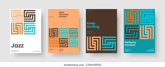 Design des isolierten Buchdeckels. Vorlage für kreative Banner. Modernes Flyer-Layout. Broschüre. Hintergrund. Geschäftspräsentation. Poster. Bericht. Zeitschrift. Packungsbeilage. Katalog. Portfolio. Markenidentität