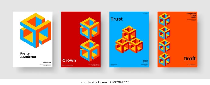 Isolated Book Cover Design. Geometric Poster Template. Abstract Background Layout. Banner. Report. Business Presentation. Flyer. Brochure. Journal. Pamphlet. Leaflet. Notebook. Brand Identity