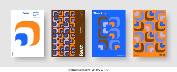 Isolated Book Cover Layout. Abstract Report Template. Modern Banner Design. Poster. Background. Flyer. Brochure. Business Presentation. Magazine. Pamphlet. Notebook. Journal. Portfolio. Handbill