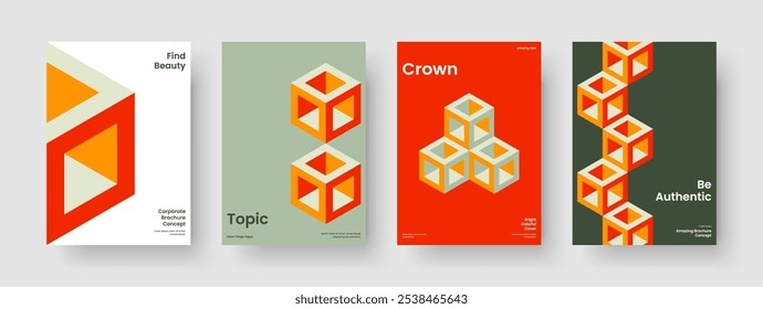 Isolated Book Cover Layout. Abstract Business Presentation Template. Creative Brochure Design. Poster. Banner. Report. Flyer. Background. Leaflet. Notebook. Advertising. Journal. Magazine. Handbill