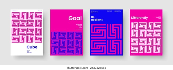 Isolated Book Cover Layout. Abstract Report Template. Creative Background Design. Flyer. Business Presentation. Brochure. Poster. Banner. Advertising. Newsletter. Magazine. Handbill. Notebook