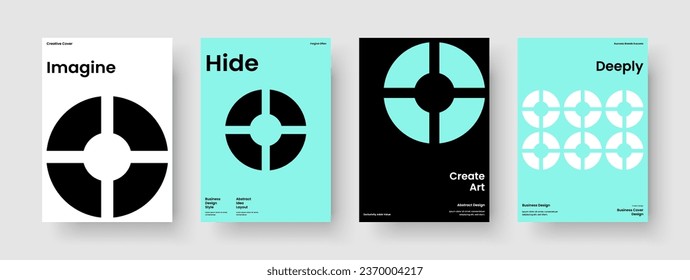 Isolated Book Cover Layout. Geometric Business Presentation Template. Abstract Brochure Design. Flyer. Poster. Banner. Background. Report. Magazine. Advertising. Leaflet. Pamphlet. Catalog