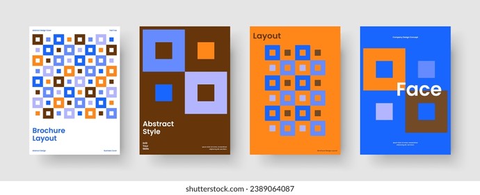 Isolated Book Cover Layout. Geometric Brochure Design. Creative Report Template. Business Presentation. Banner. Flyer. Poster. Background. Leaflet. Magazine. Journal. Newsletter. Portfolio. Notebook