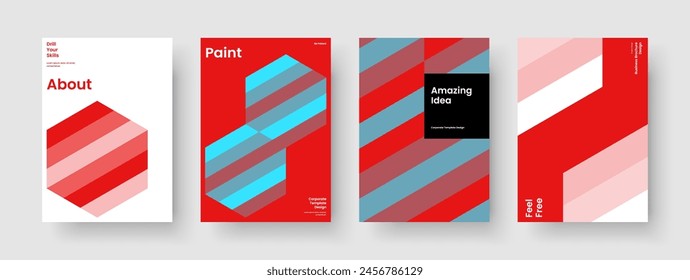 Isolated Book Cover Layout. Geometric Brochure Template. Modern Report Design. Flyer. Business Presentation. Background. Poster. Banner. Advertising. Leaflet. Brand Identity. Catalog. Newsletter