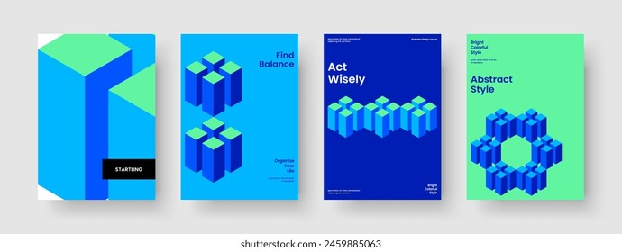 Isolated Book Cover Layout. Geometric Report Design. Abstract Business Presentation Template. Background. Flyer. Banner. Brochure. Poster. Magazine. Pamphlet. Portfolio. Journal. Newsletter