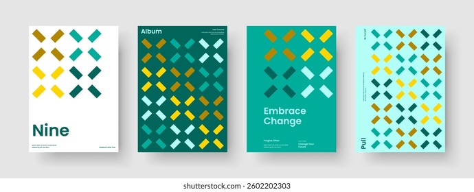 Isolated Book Cover Layout. Geometric Business Presentation Template. Modern Background Design. Poster. Report. Flyer. Banner. Brochure. Magazine. Advertising. Pamphlet. Brand Identity. Portfolio