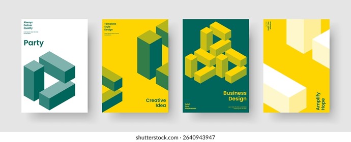 Isolated Book Cover Layout. Geometric Poster Design. Modern Background Template. Report. Business Presentation. Flyer. Banner. Brochure. Brand Identity. Notebook. Magazine. Leaflet. Portfolio