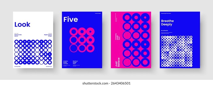 Isolated Book Cover Layout. Geometric Poster Design. Creative Banner Template. Brochure. Report. Flyer. Business Presentation. Background. Journal. Handbill. Advertising. Newsletter. Catalog