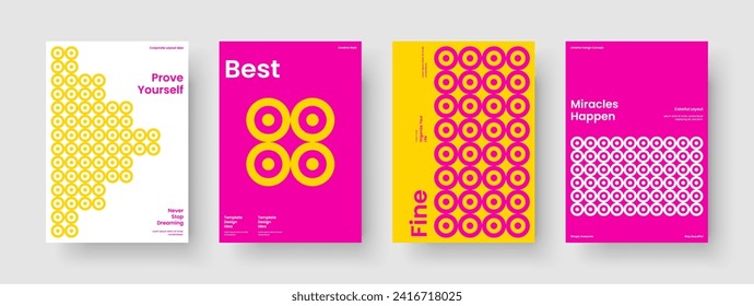 Isolated Book Cover Layout. Modern Report Design. Abstract Background Template. Brochure. Banner. Poster. Flyer. Business Presentation. Portfolio. Pamphlet. Notebook. Leaflet. Catalog. Newsletter