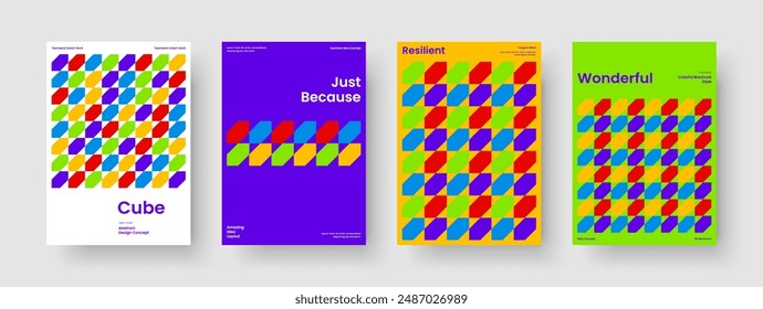 Isolated Book Cover Template. Abstract Banner Layout. Geometric Background Design. Brochure. Poster. Report. Flyer. Business Presentation. Handbill. Catalog. Pamphlet. Newsletter. Notebook