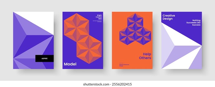 Isolated Book Cover Template. Abstract Poster Layout. Geometric Report Design. Banner. Business Presentation. Flyer. Brochure. Background. Leaflet. Notebook. Advertising. Brand Identity. Handbill