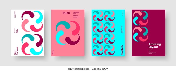 Einzelne Buchabdeckungsvorlage. Kreatives Präsentationsdesign für Unternehmen. Abstraktes Poster Layout. Broschüre. Hintergrund. Flyer. Bericht. Banner. Notebook. Katalog. Pamphlet. Packungsbeilage beachten. Newsletter. Handbrief