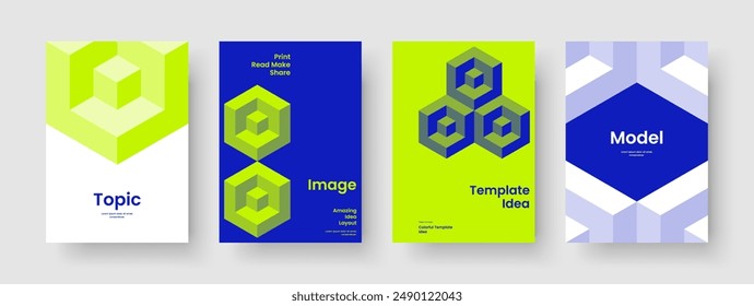 Isolated Book Cover Template. Creative Brochure Design. Geometric Flyer Layout. Banner. Report. Poster. Background. Business Presentation. Catalog. Advertising. Pamphlet. Magazine. Brand Identity
