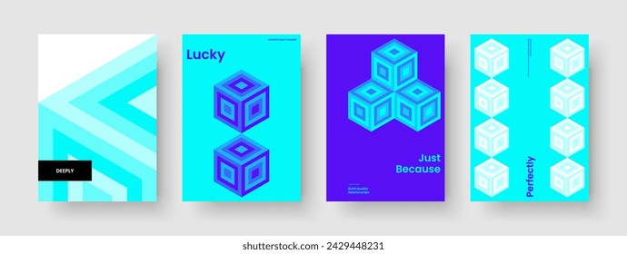 Vorlage für isoliertes Buchcover. Geometrisches Berichtslayout. Kreatives Bannerdesign. Poster. Geschäftspräsentation. Hintergrund. Broschüre. Flyer. Katalog. Markenidentität. Newsletter. Werbung