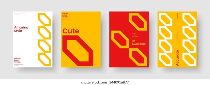 Isolated Book Cover Template. Geometric Background Design. Modern Business Presentation Layout. Poster. Brochure. Banner. Flyer. Report. Newsletter. Advertising. Journal. Brand Identity. Pamphlet