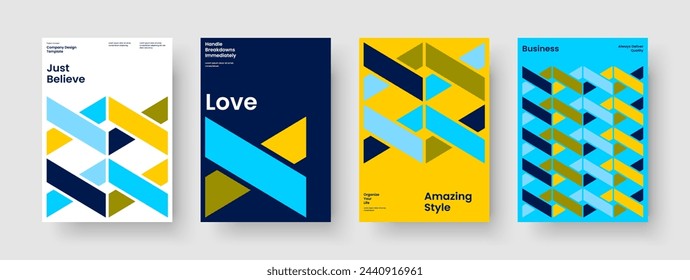 Isolated Book Cover Template. Geometric Flyer Design. Abstract Business Presentation Layout. Report. Poster. Background. Brochure. Banner. Notebook. Pamphlet. Catalog. Portfolio. Handbill