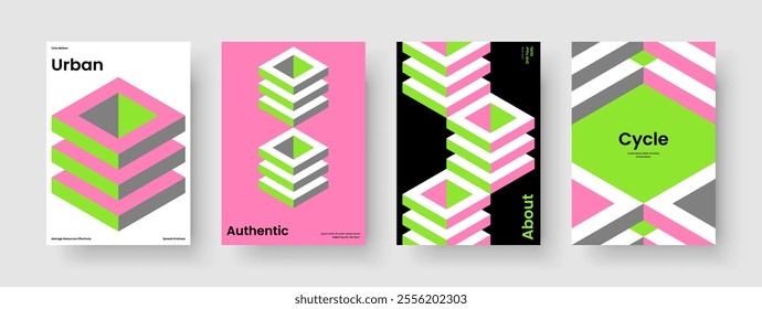 Isolated Book Cover Template. Geometric Brochure Layout. Creative Flyer Design. Business Presentation. Banner. Background. Poster. Report. Portfolio. Leaflet. Advertising. Newsletter. Pamphlet