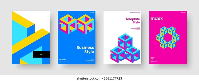 Isolated Book Cover Template. Geometric Banner Layout. Abstract Business Presentation Design. Brochure. Background. Flyer. Poster. Report. Advertising. Pamphlet. Brand Identity. Journal. Portfolio