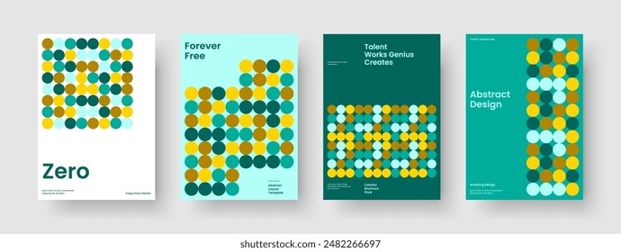 Vorlage des isolierten Buchdeckels. Modernes Hintergrundlayout. Abstraktes Business Presentation Design. Broschüre. Poster. Bericht. Flyer. Banner. Notebook. Katalog. Werbung. Handzettel Newsletter. Tagebuch