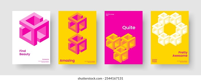 Isolated Book Cover Template. Modern Poster Layout. Geometric Background Design. Report. Flyer. Banner. Brochure. Business Presentation. Magazine. Handbill. Notebook. Pamphlet. Leaflet. Portfolio