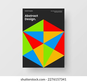 Einzeln Buchcover, Vektordesign-Vorlage. Moderne Mosaikmuster-Plakatgrafik.