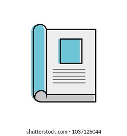 Isolated book design