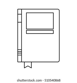 Isolated book design