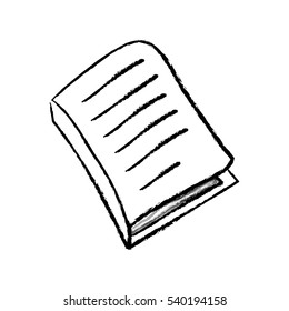 Isolated book draw icon vector illustration graphic design
