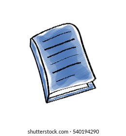 Isolated book draw icon vector illustration graphic design