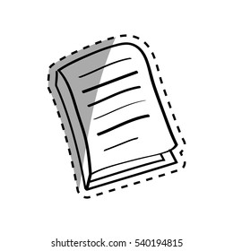 Isolated book draw icon vector illustration graphic design