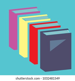isolated book icon vector for study,education, business