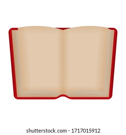 Isolated book image. Study tools - Vector illustration