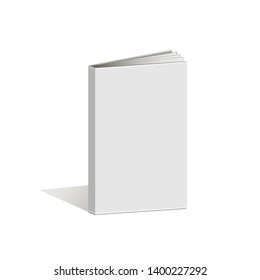 isolated book mockup for e-book